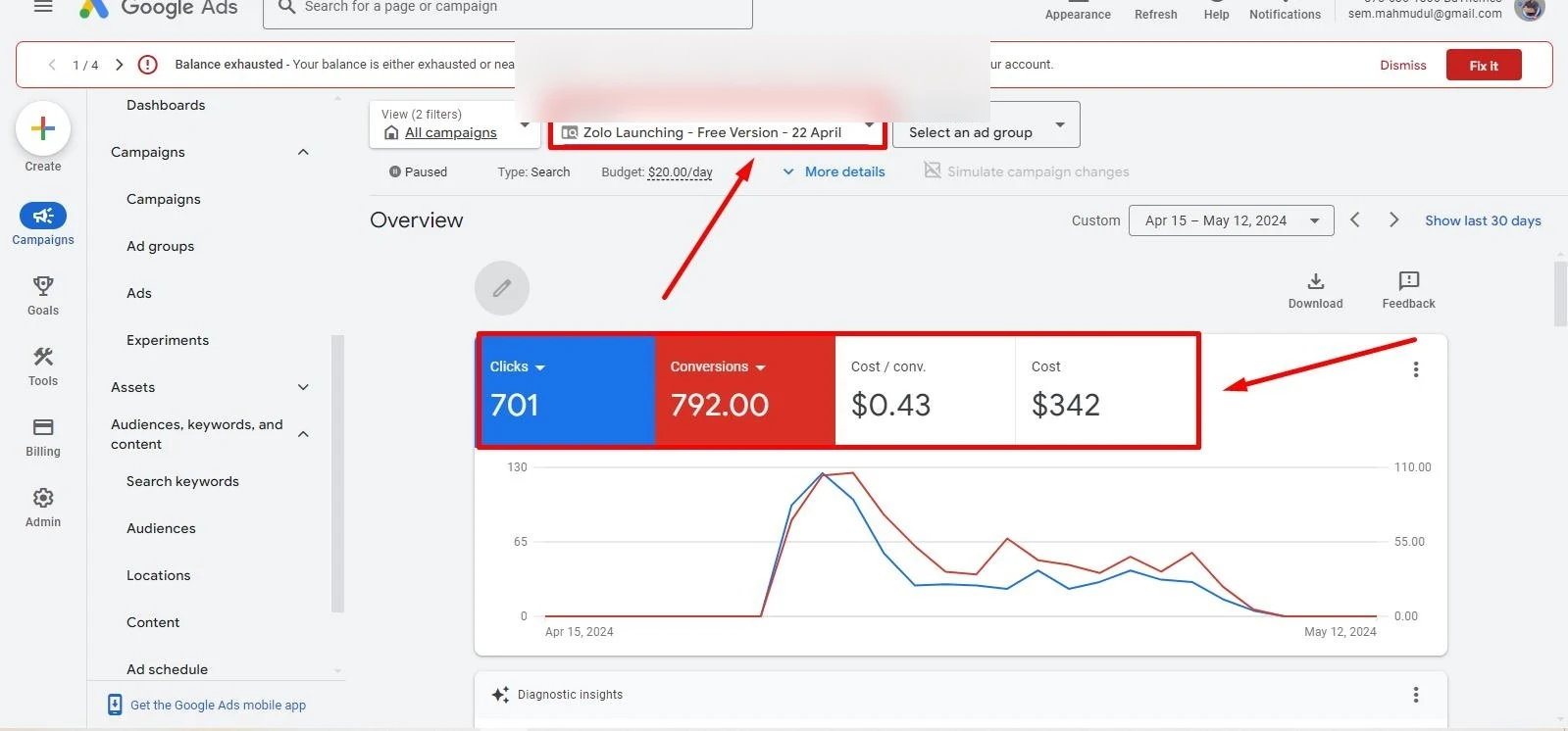 Google Ads and Tracking Audit — Real project evidence (evidence 6 of 13)