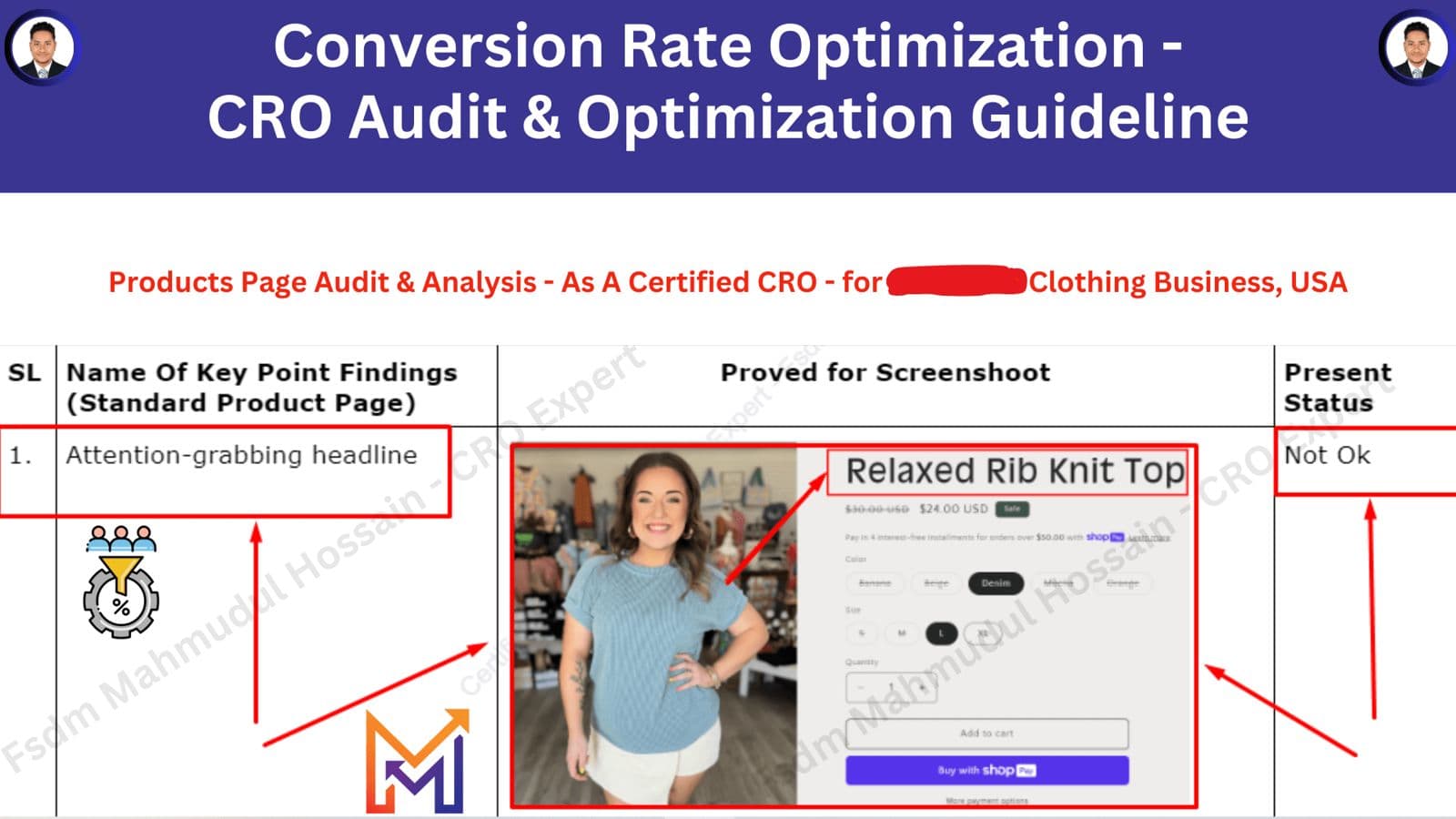 CRO Audit: Product Page Guideline (8)