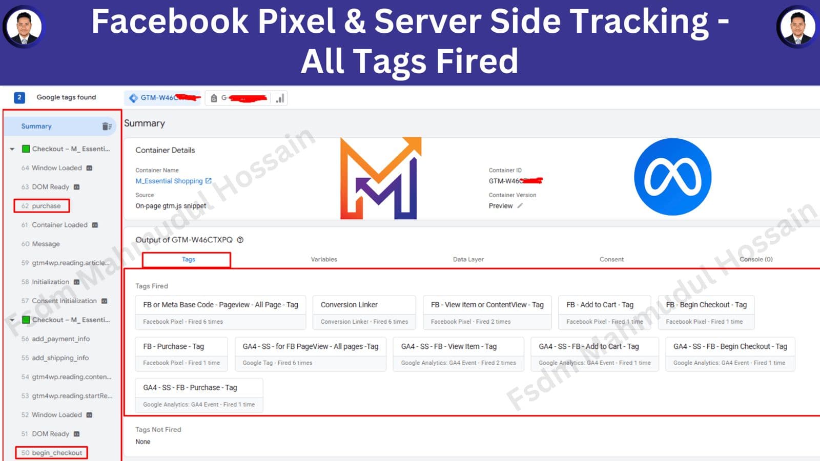 Meta Pixel Server Side Tracking All Tags Fired