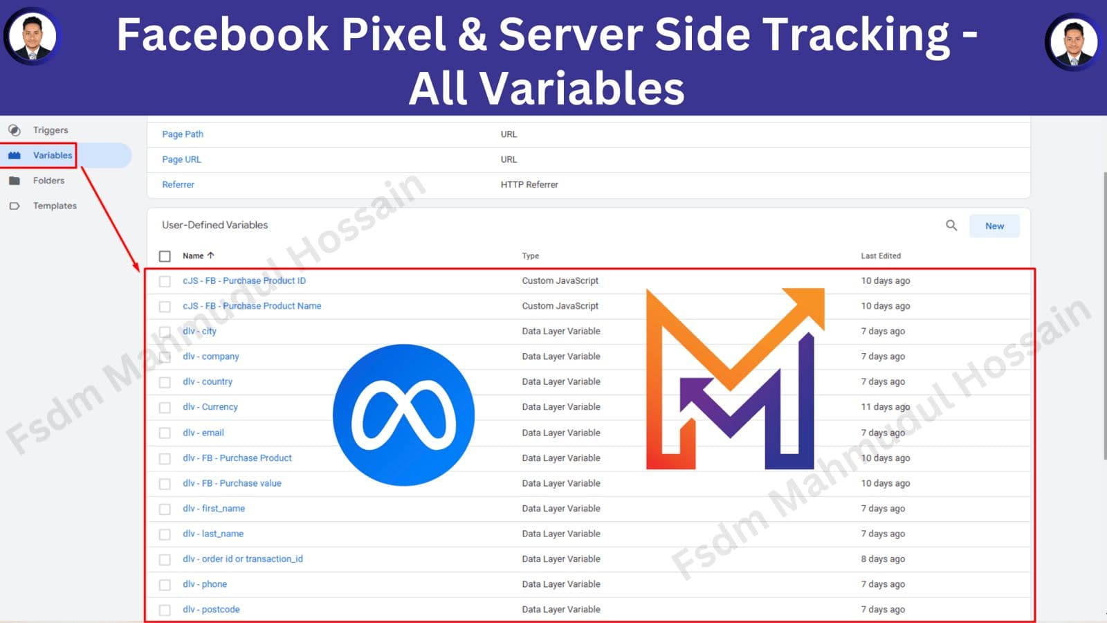 Meta Pixel Server Side Tracking All Variables