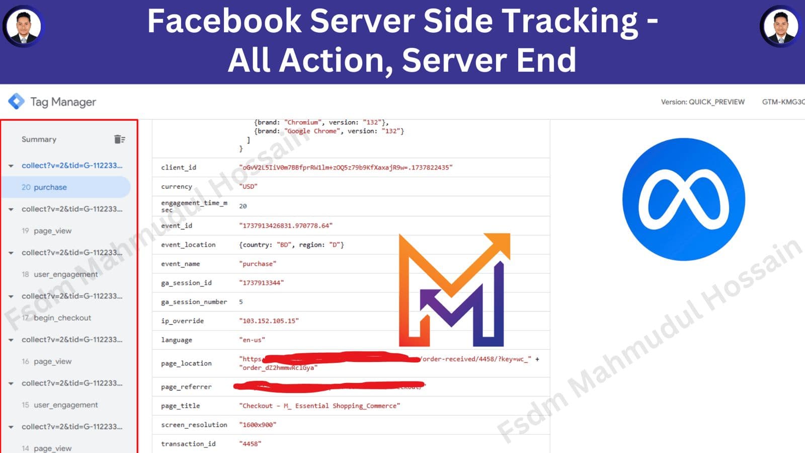 Meta Server Side Tracking All Action Server End