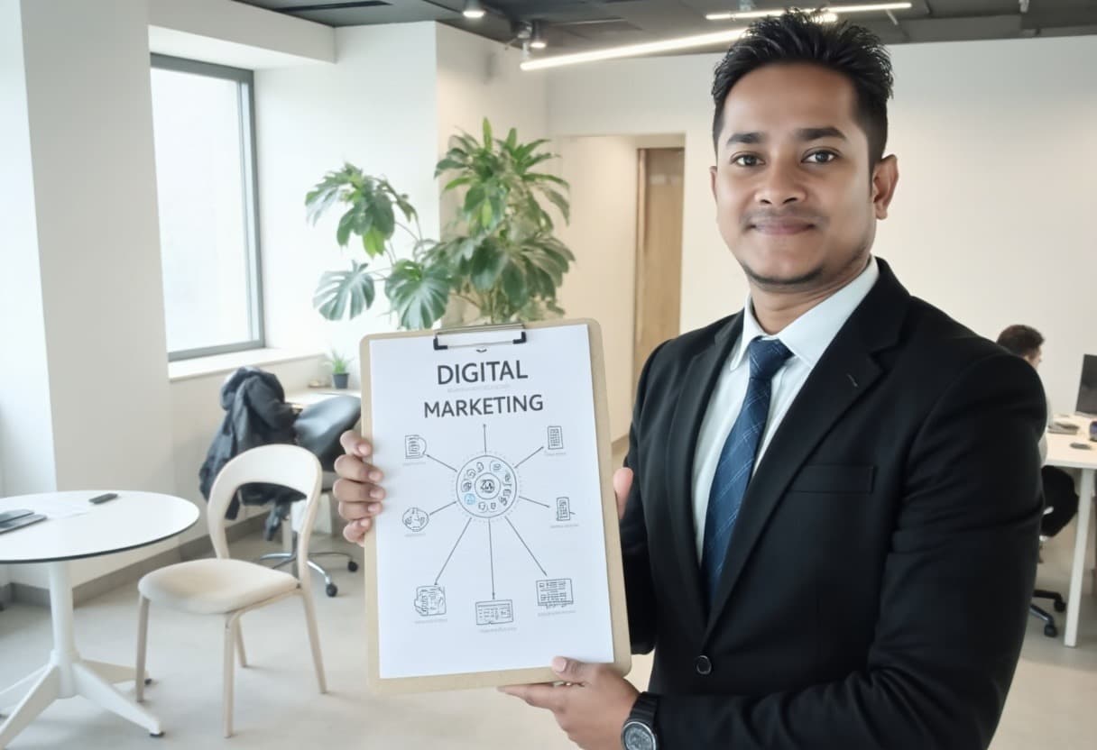 Mahmudul Islam working on Google Ads and analytics